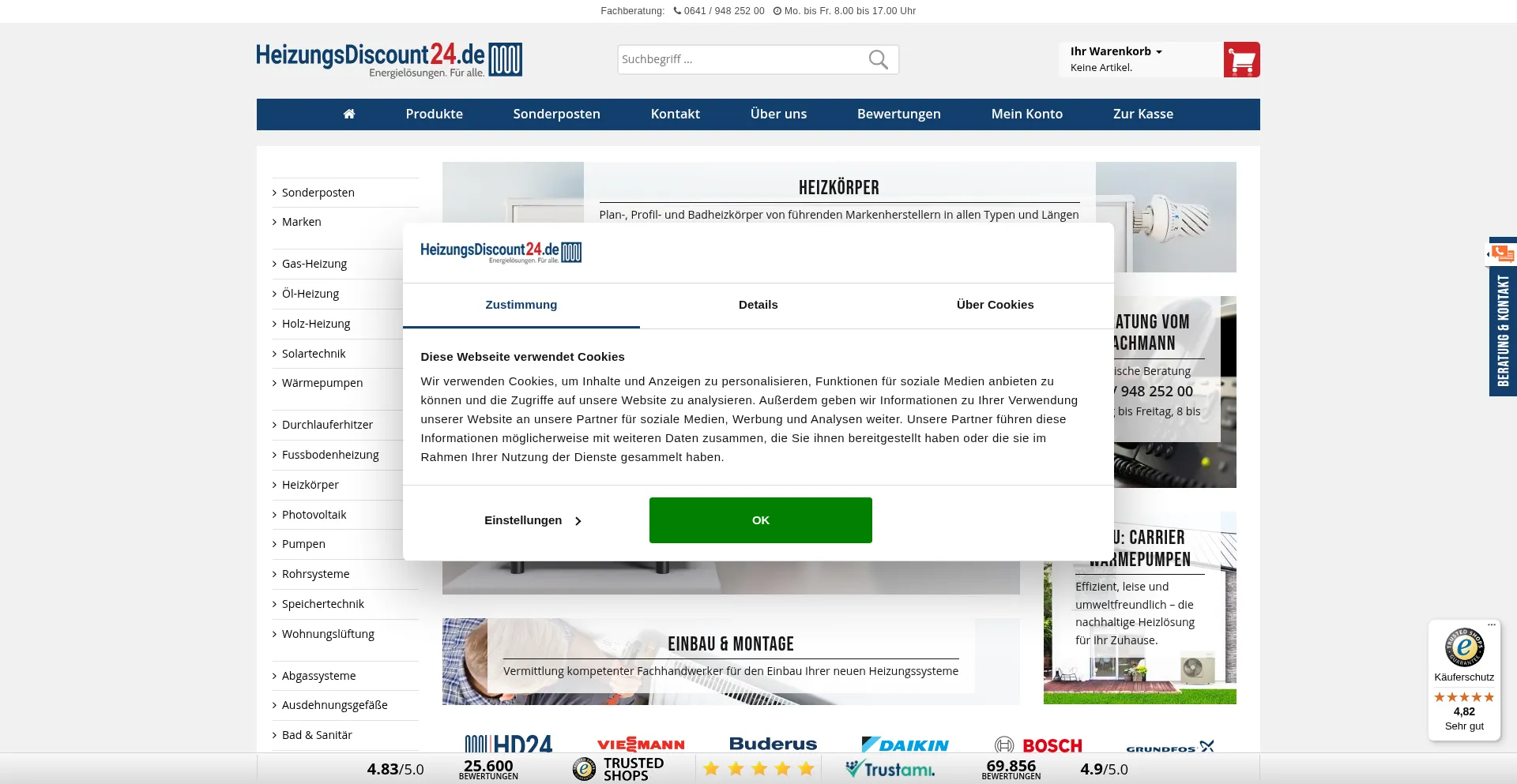 Heizungsdiscount24.de é Seguro e Confiável?