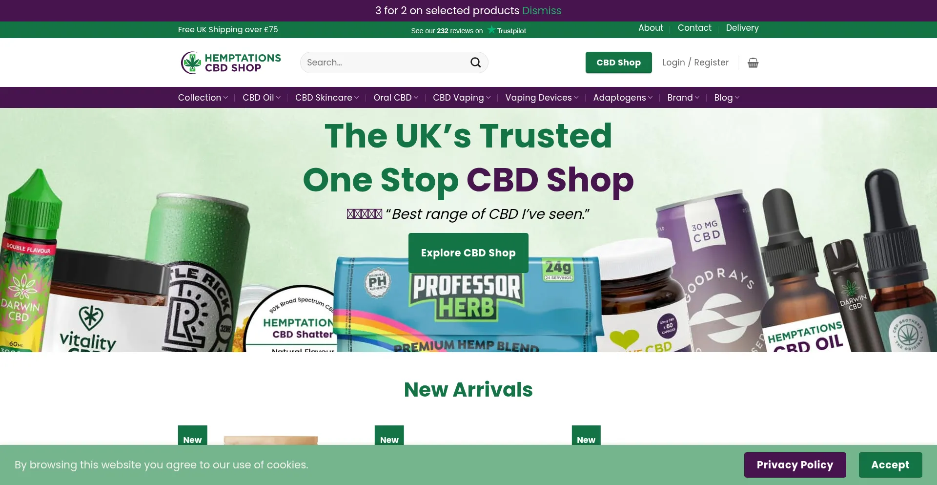 Hemptations-cbd.com é Seguro e Confiável?