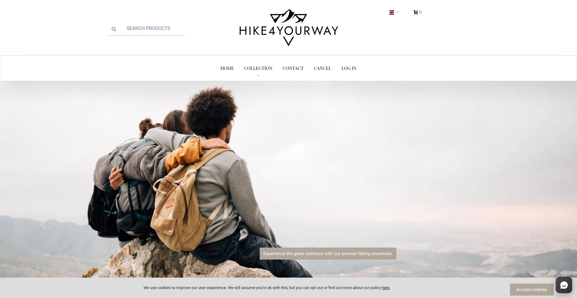 Hike4yourway.com Screenshot