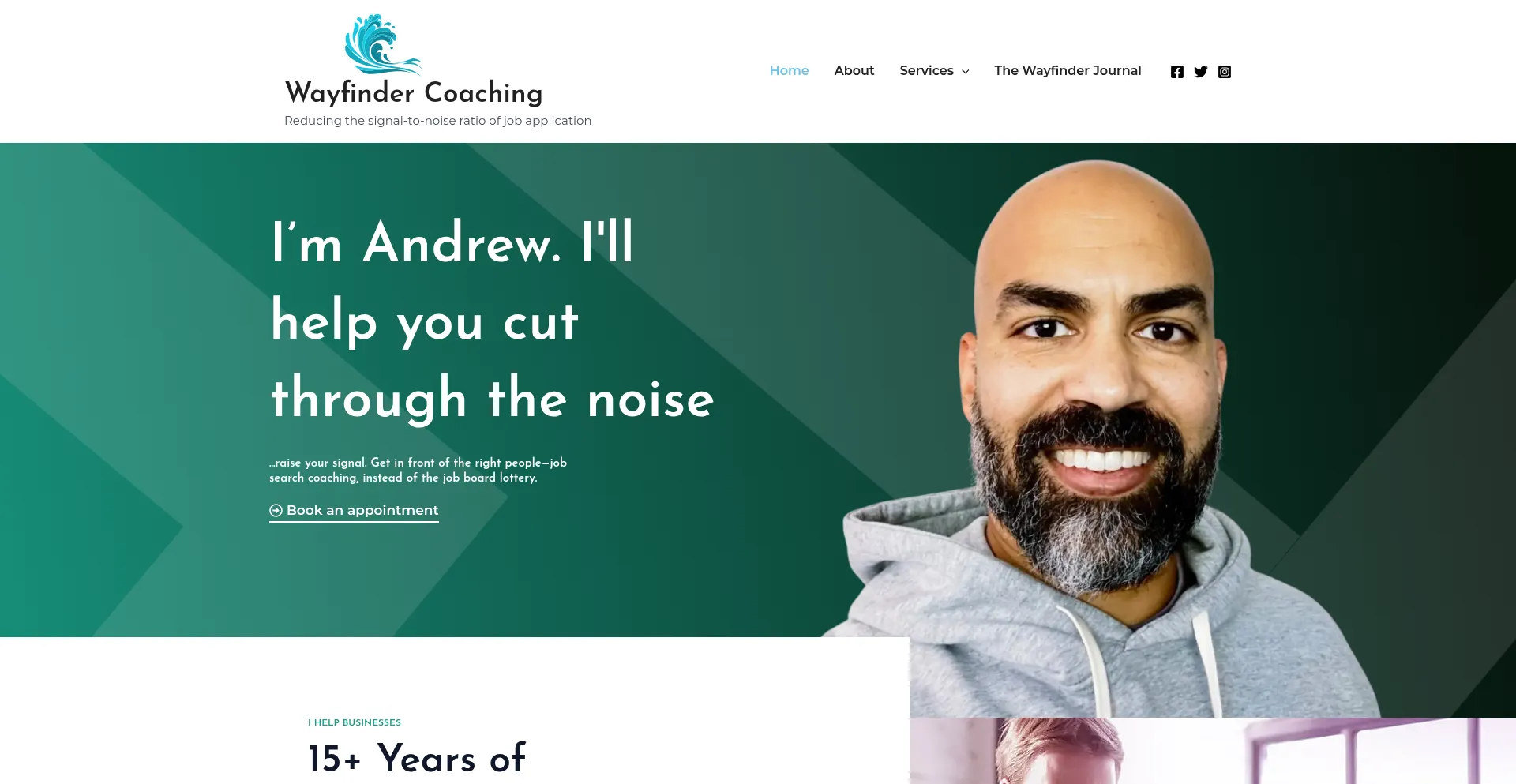 Website screenshot of Hilson.solutions