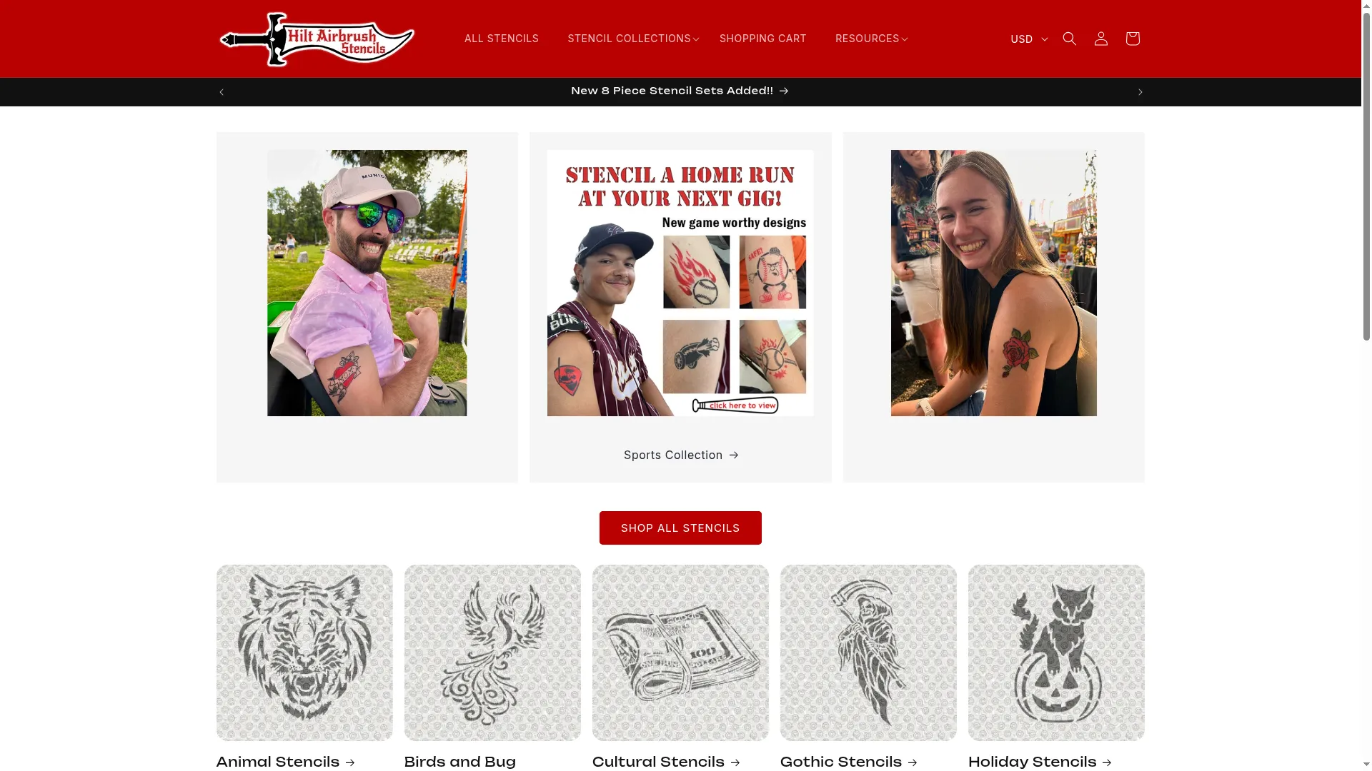 Hiltairbrushstencils.com
