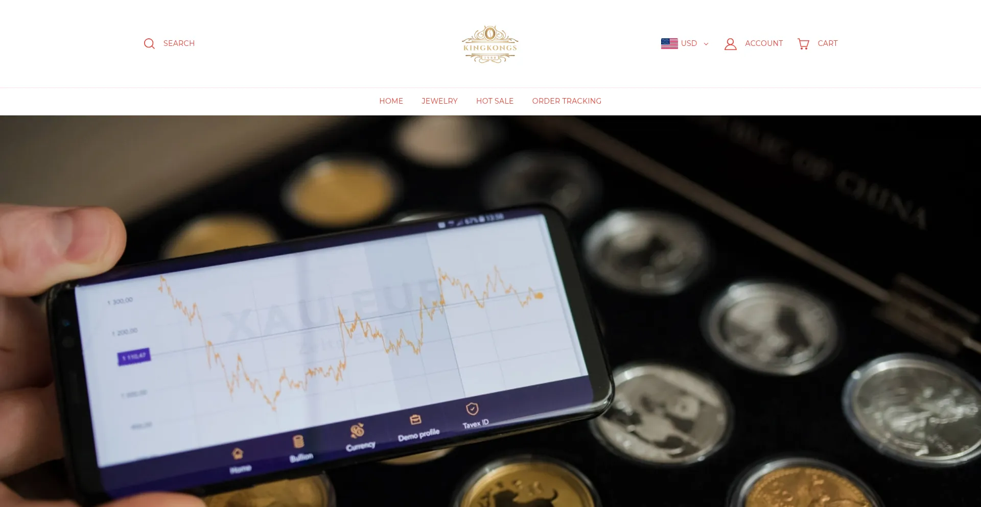 Website screenshot of Hinglongs.store