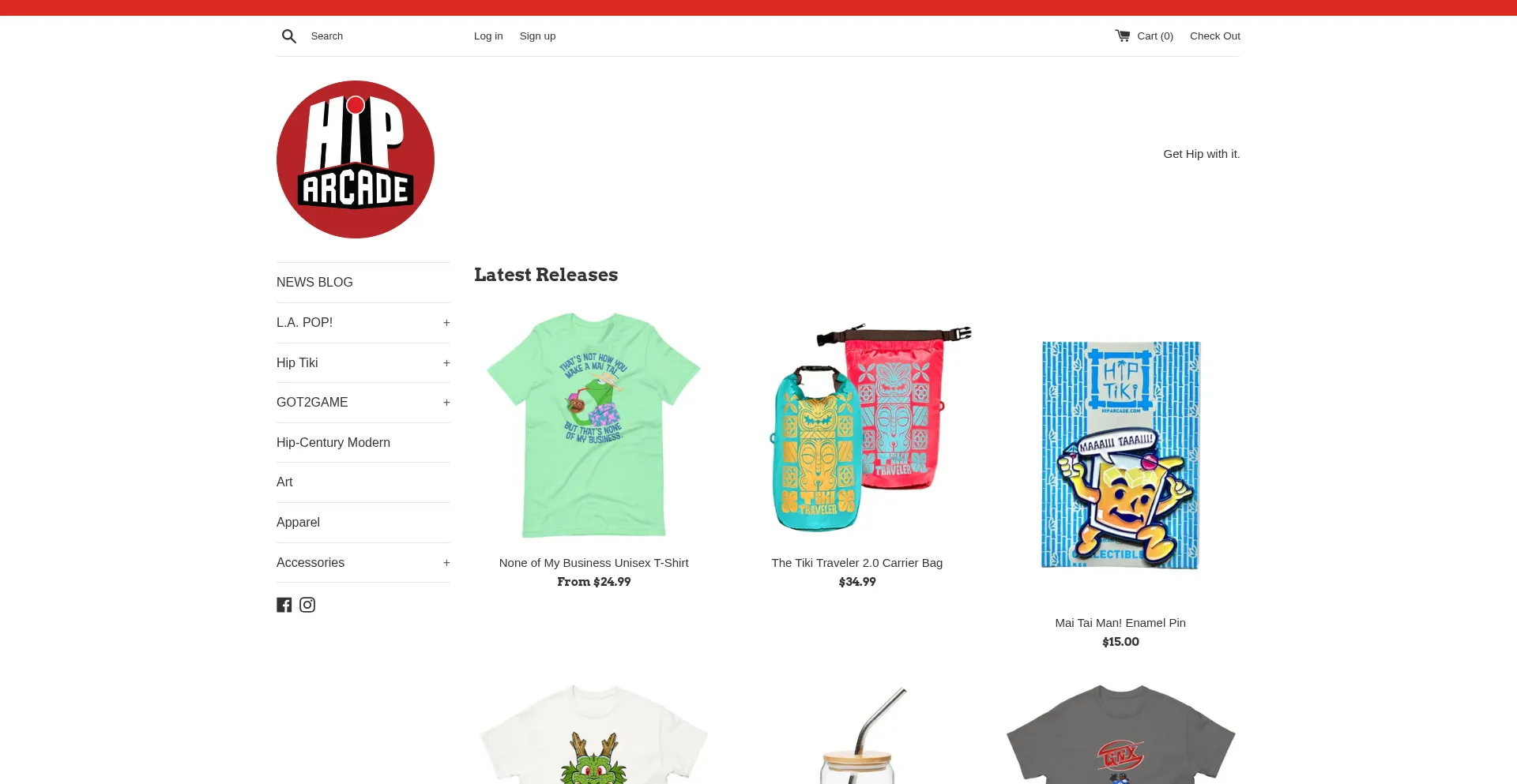 Hiparcade.com Screenshot