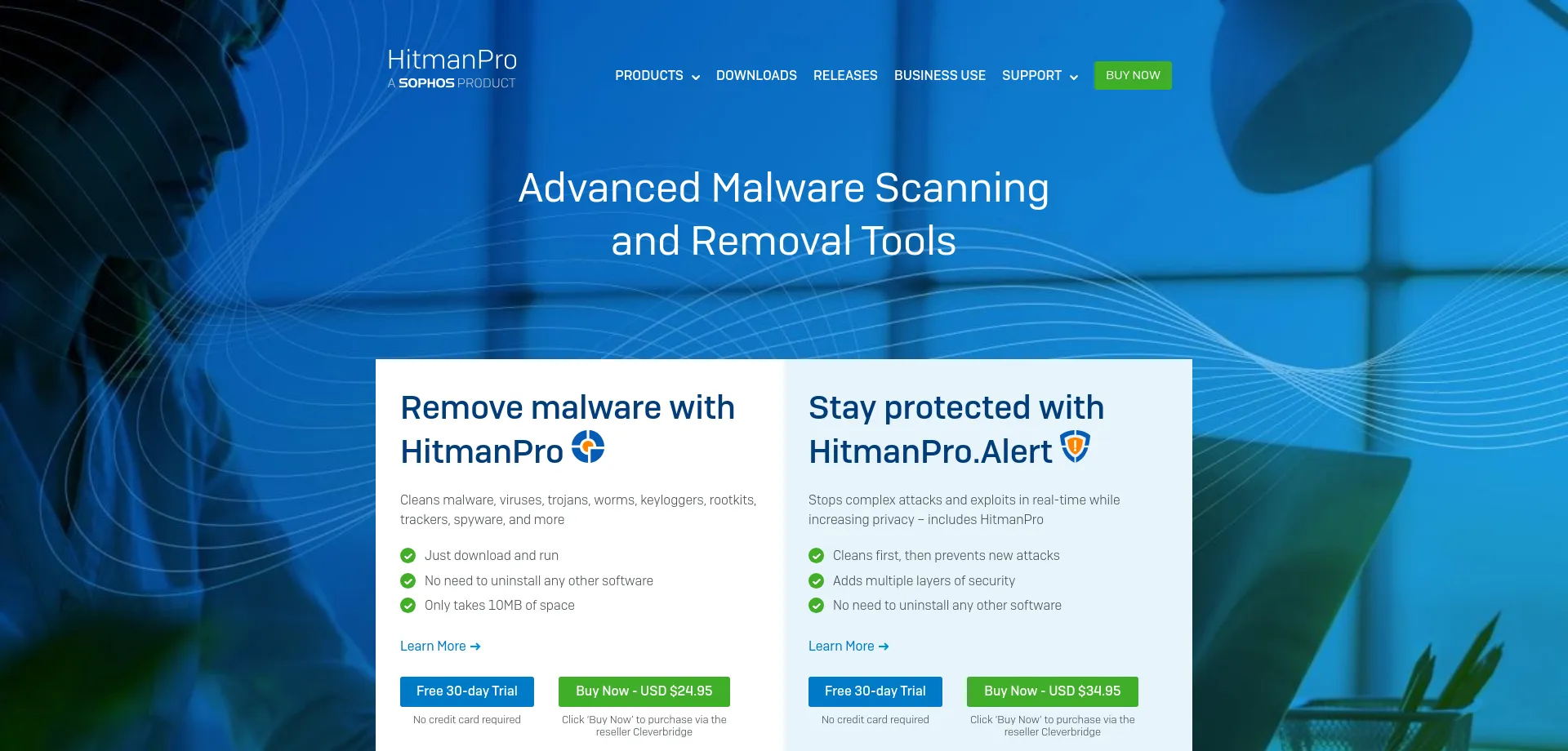 Hitmanpro.com Screenshot