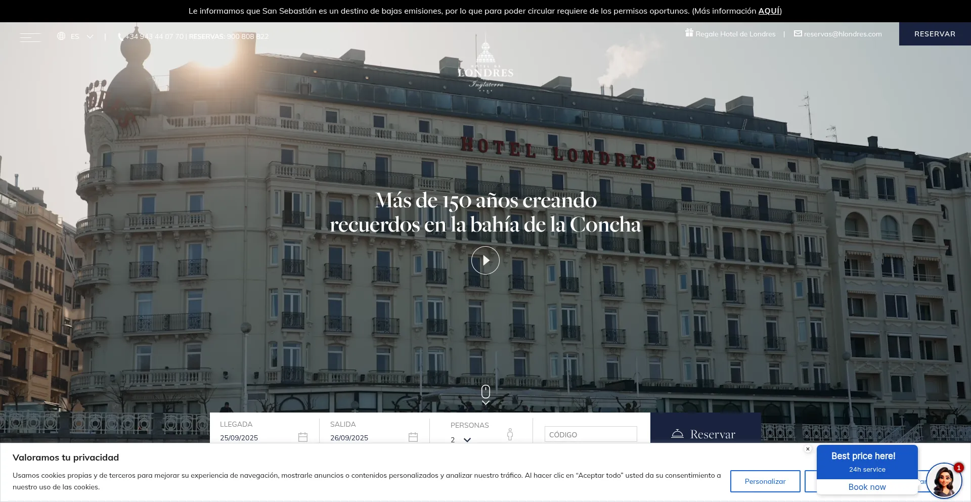 Hlondres.com Screenshot