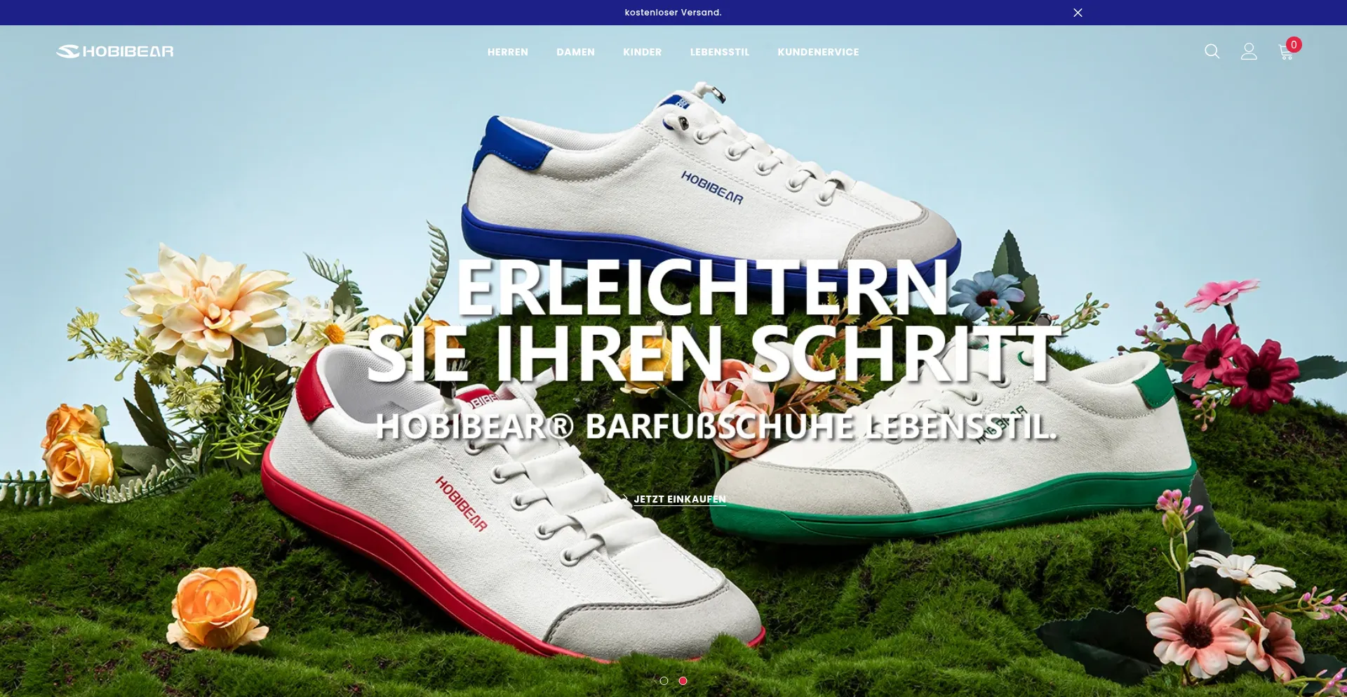 Website screenshot of Hobibear.de