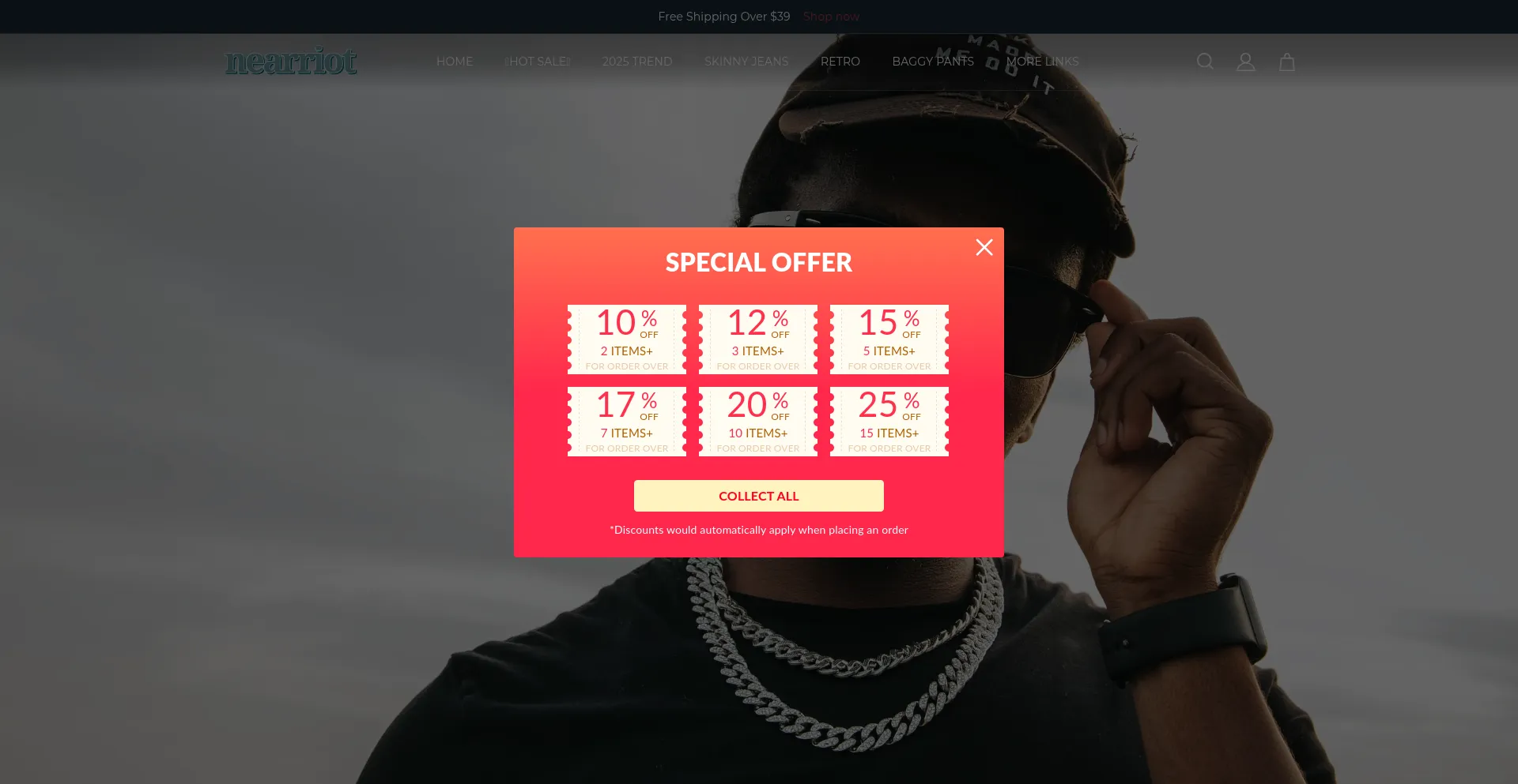 Website screenshot of Hockecut.com