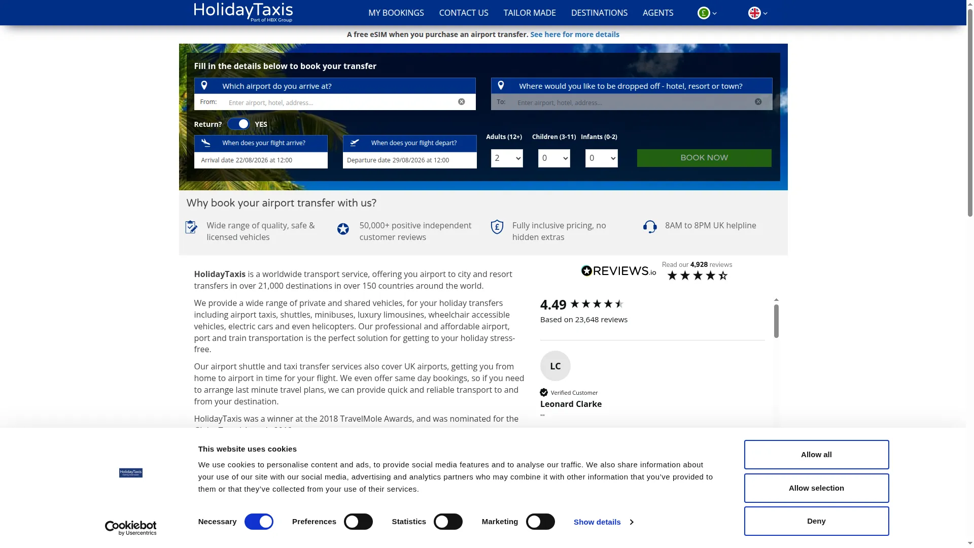 Holidaytaxis.com