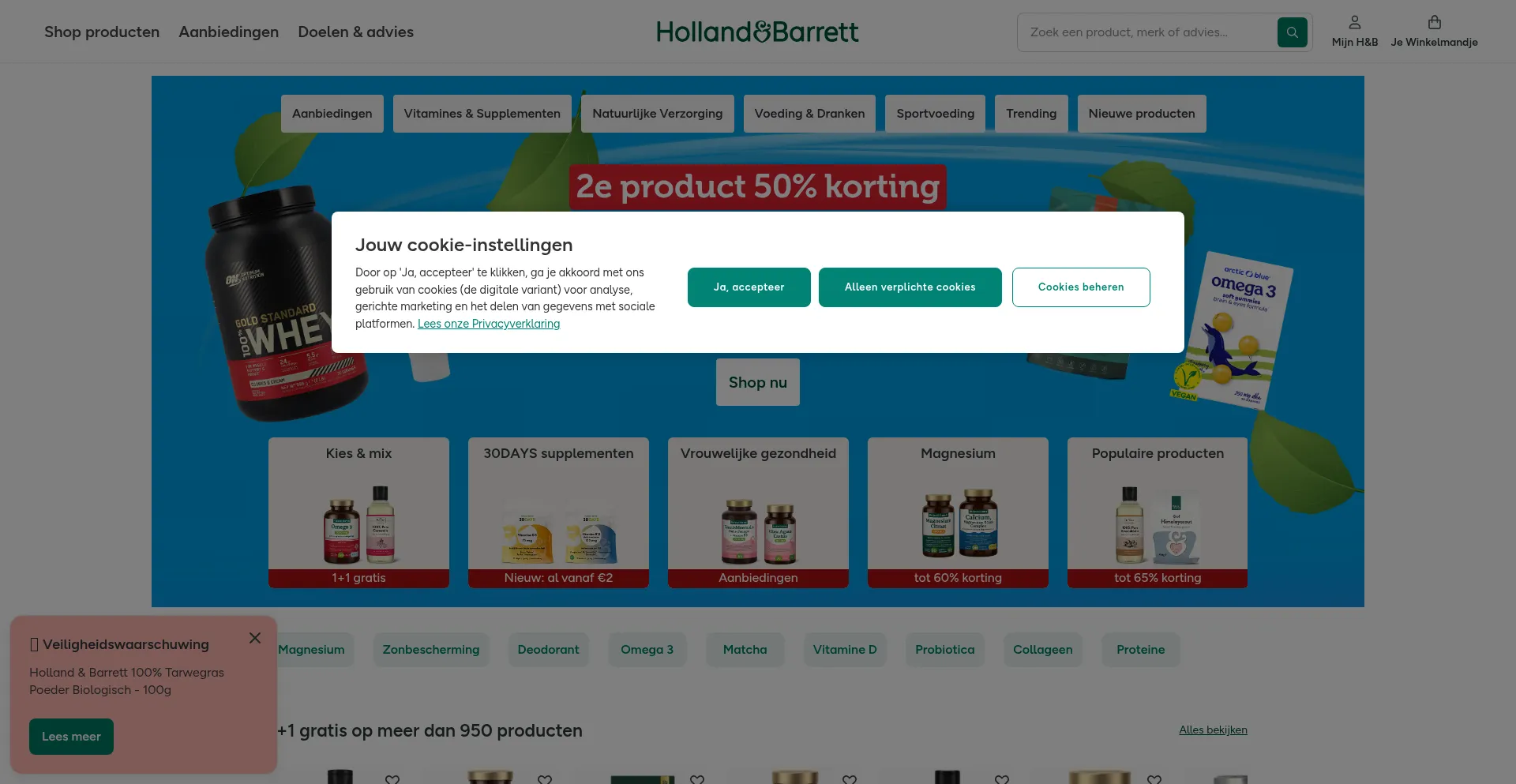 Hollandandbarrett.nl é Seguro e Confiável?