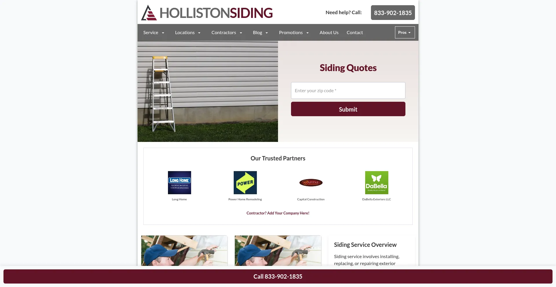 Hollistonsiding.com