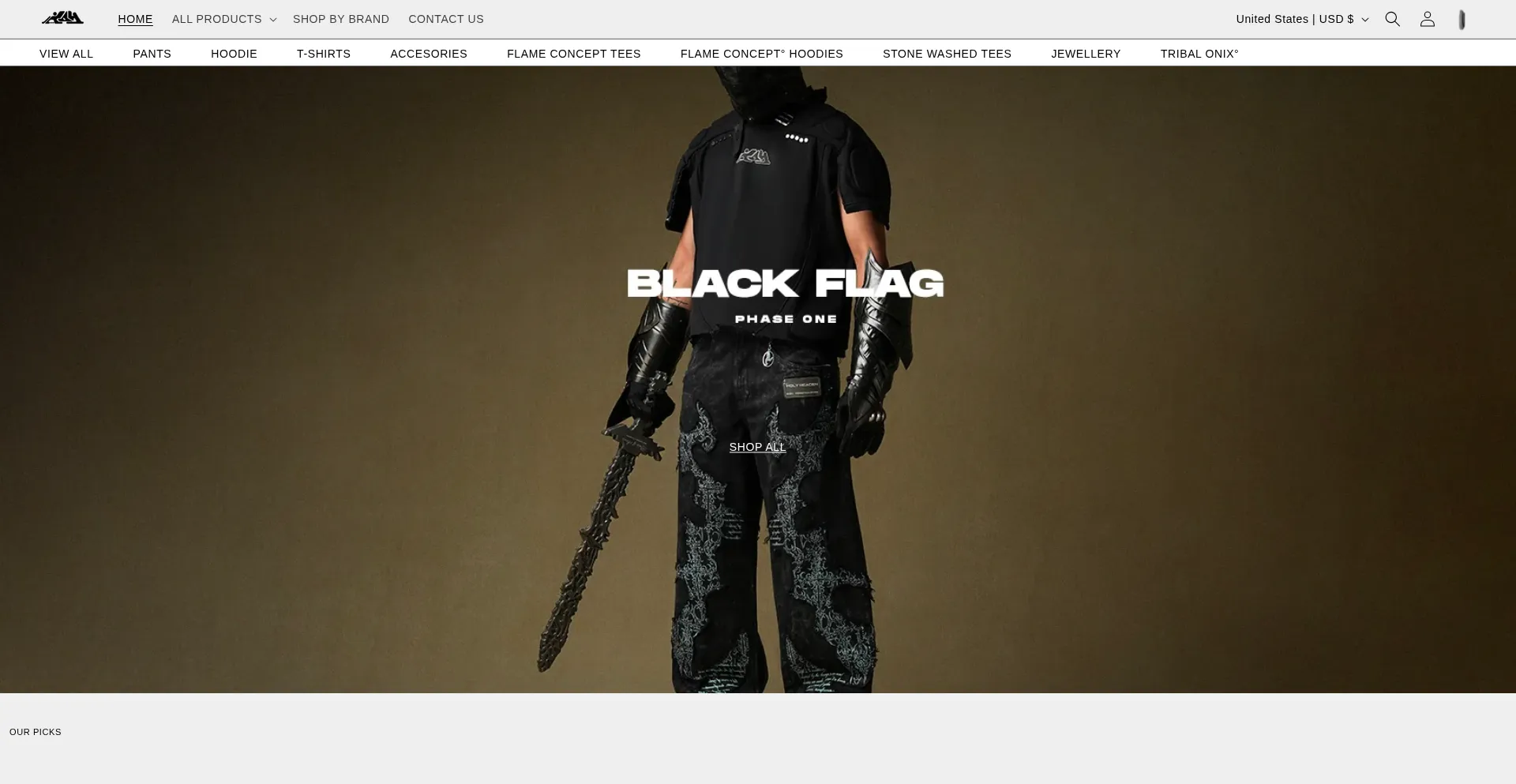 Website screenshot of Holyheaden.com