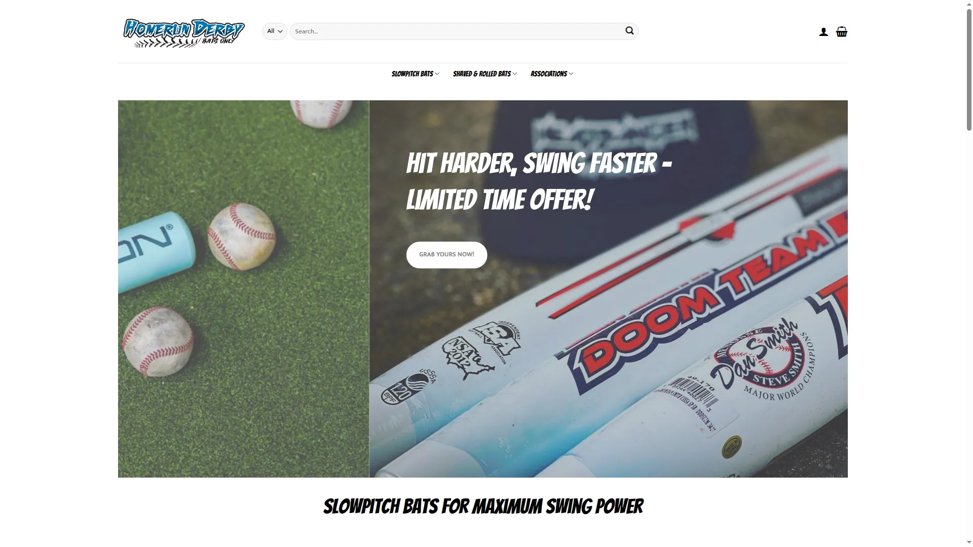 Homerunbatsonly.com