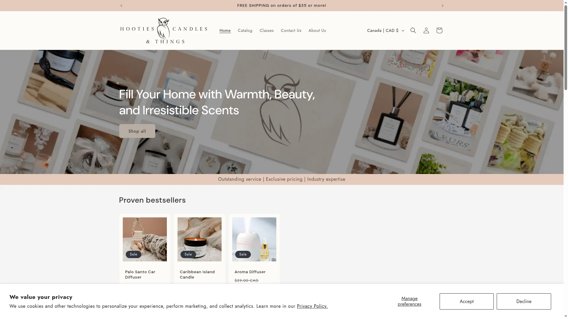 Hootiescandles.com