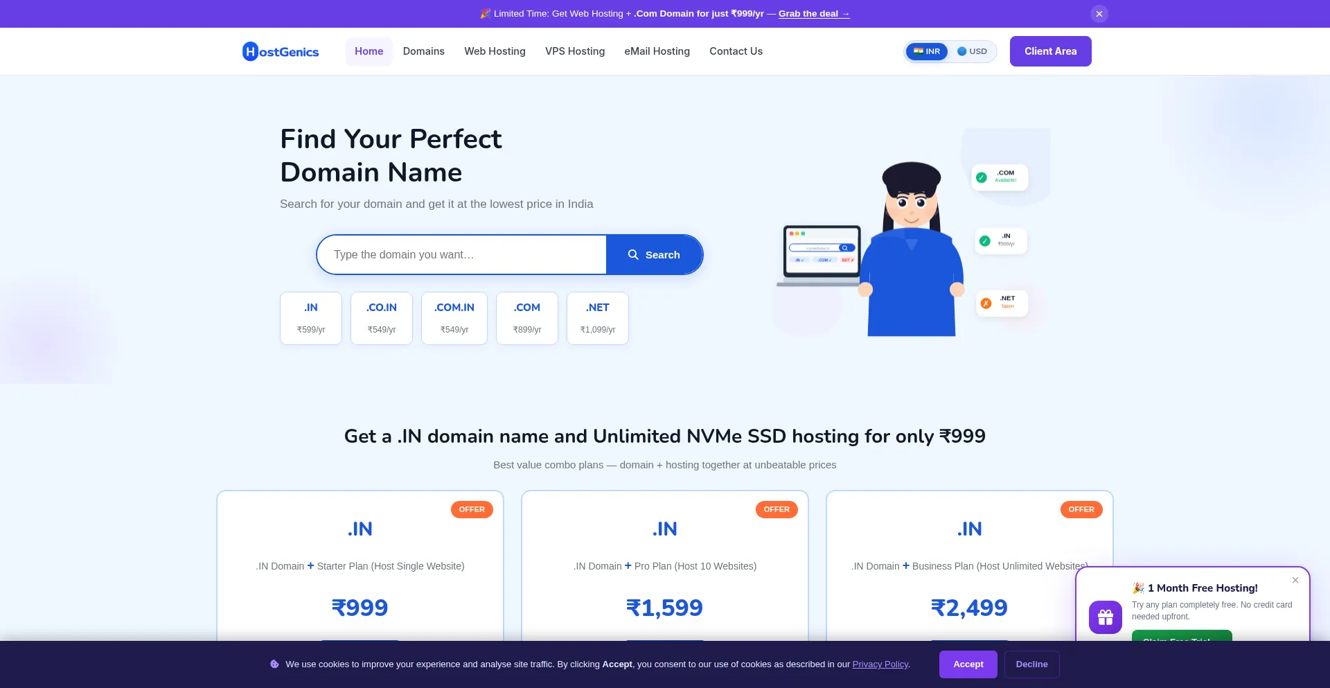 Hostgenics.com