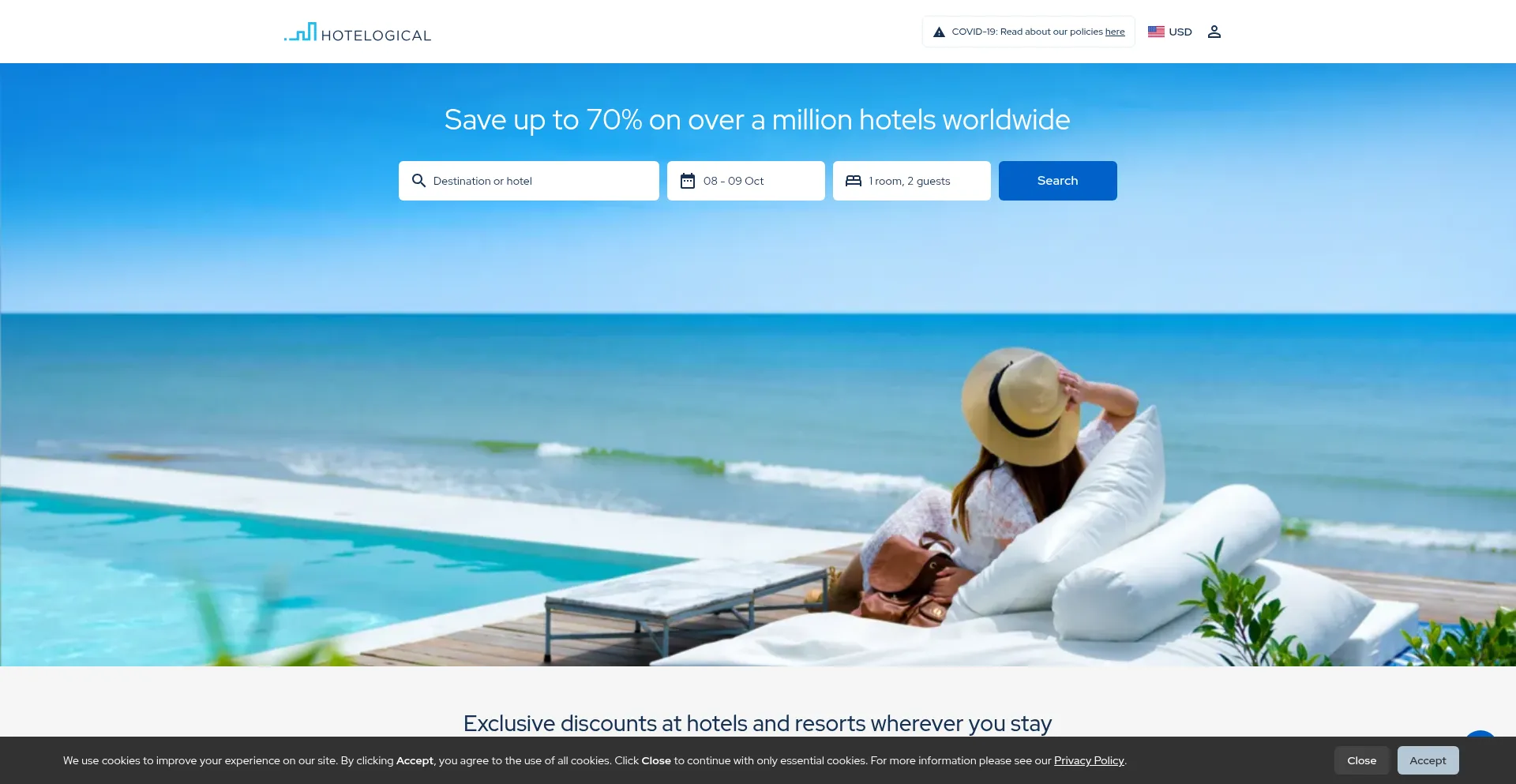 Hotelogical.com Screenshot