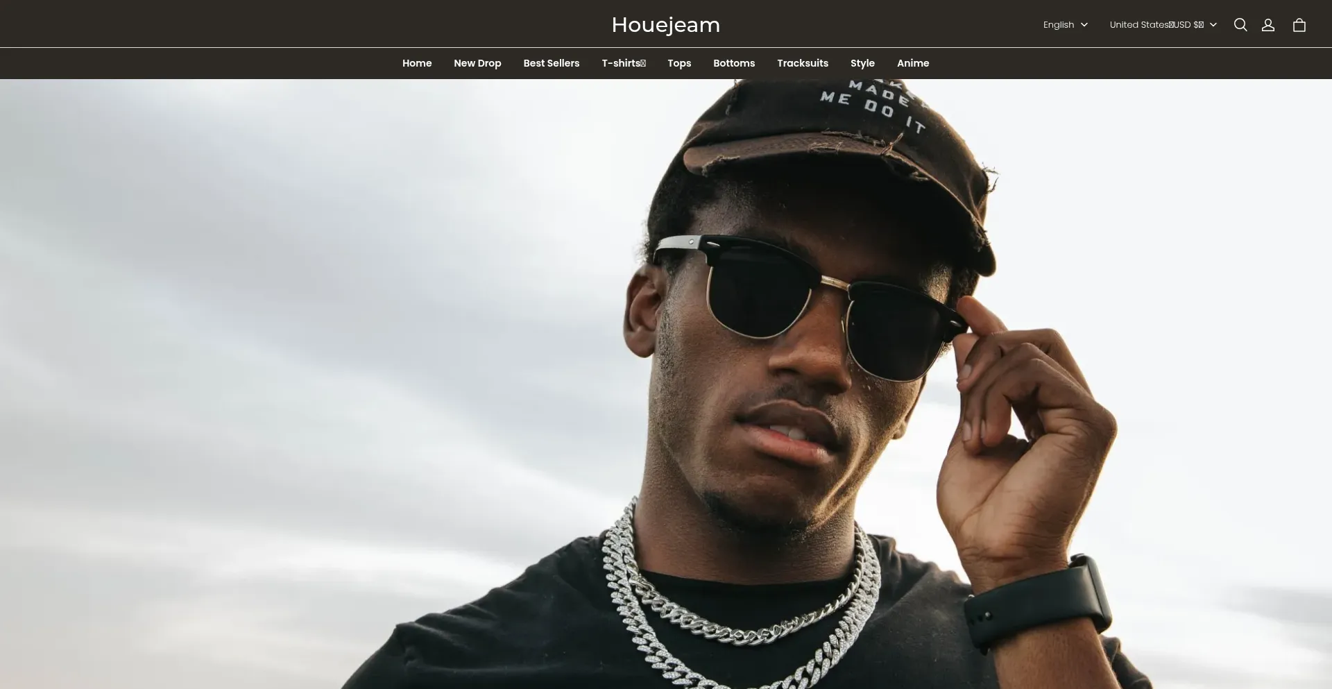 Website screenshot of Houejeam.com