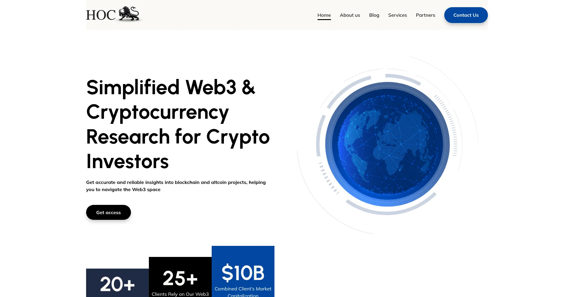 Website screenshot of Houseofchimera.com