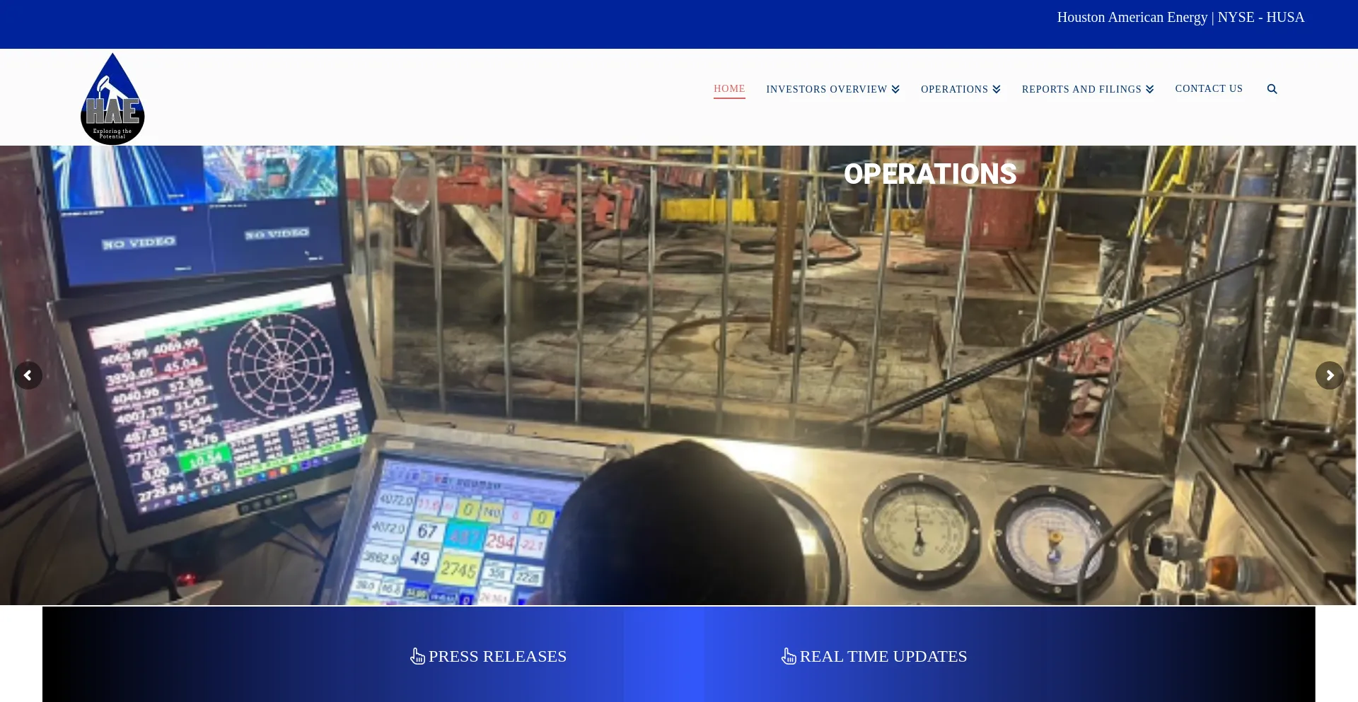 Website screenshot of Houstonamerican.com