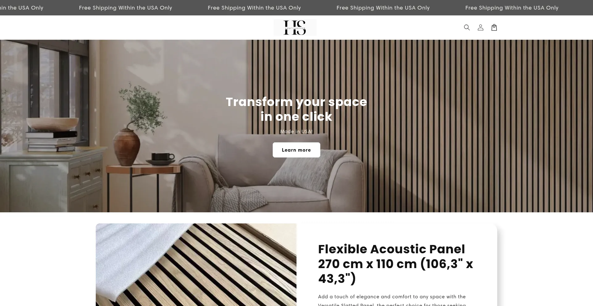 Website screenshot of Houtiva.site