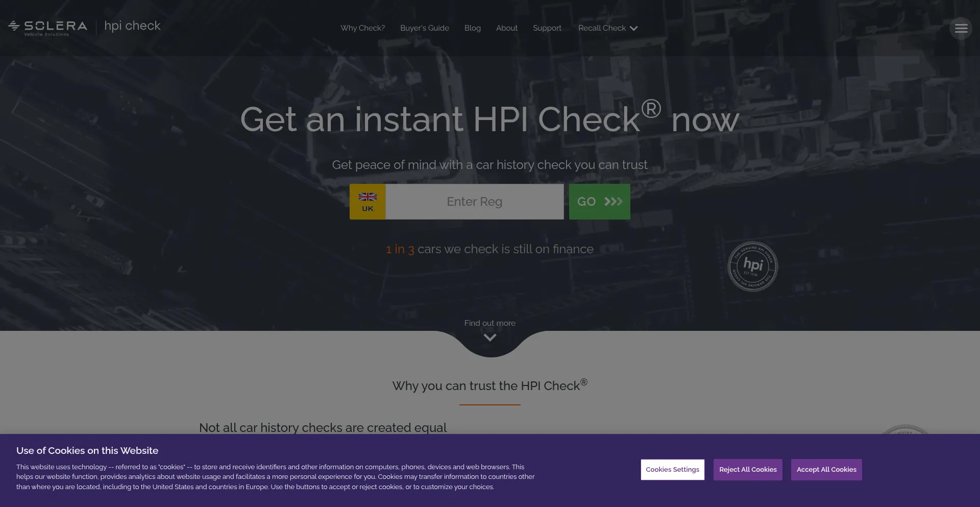 Hpicheck.co.uk é Seguro e Confiável?