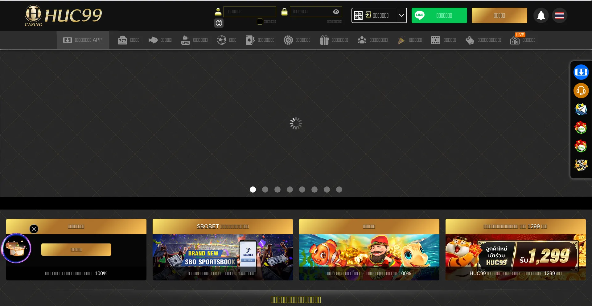 Website screenshot of Huc99.de