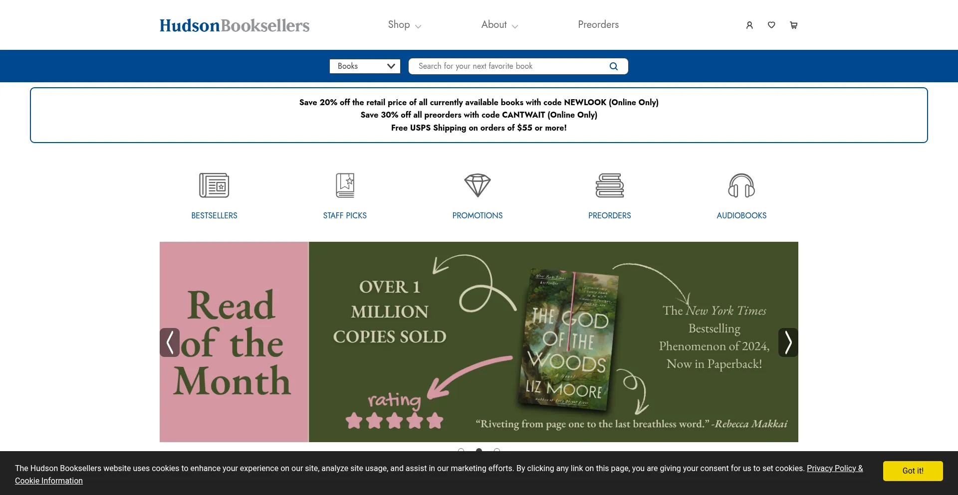 Hudsonbooksellers.com