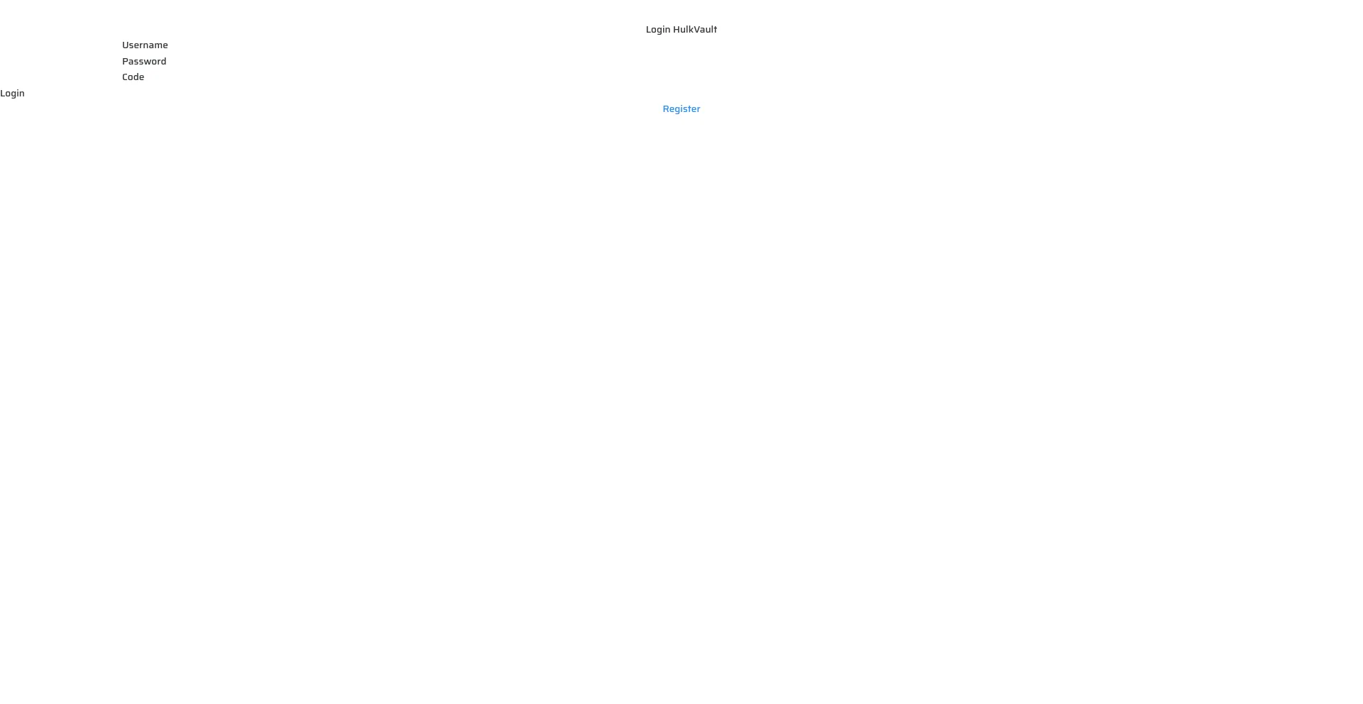 Website screenshot of Hulkvault.shop