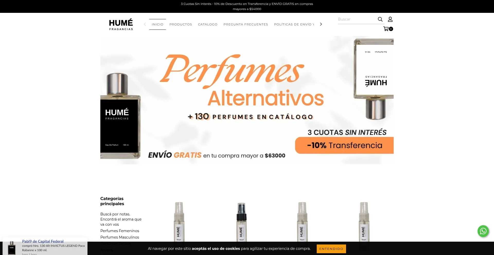 Humefragancias.mitiendanube.com é Seguro e Confiável?