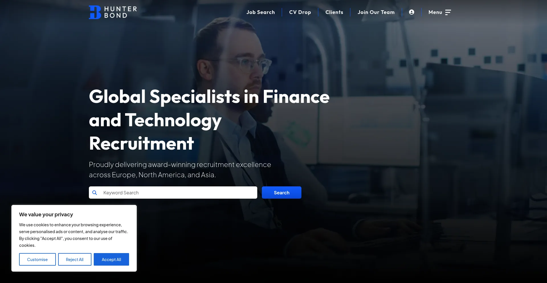 Hunterbond.com Screenshot
