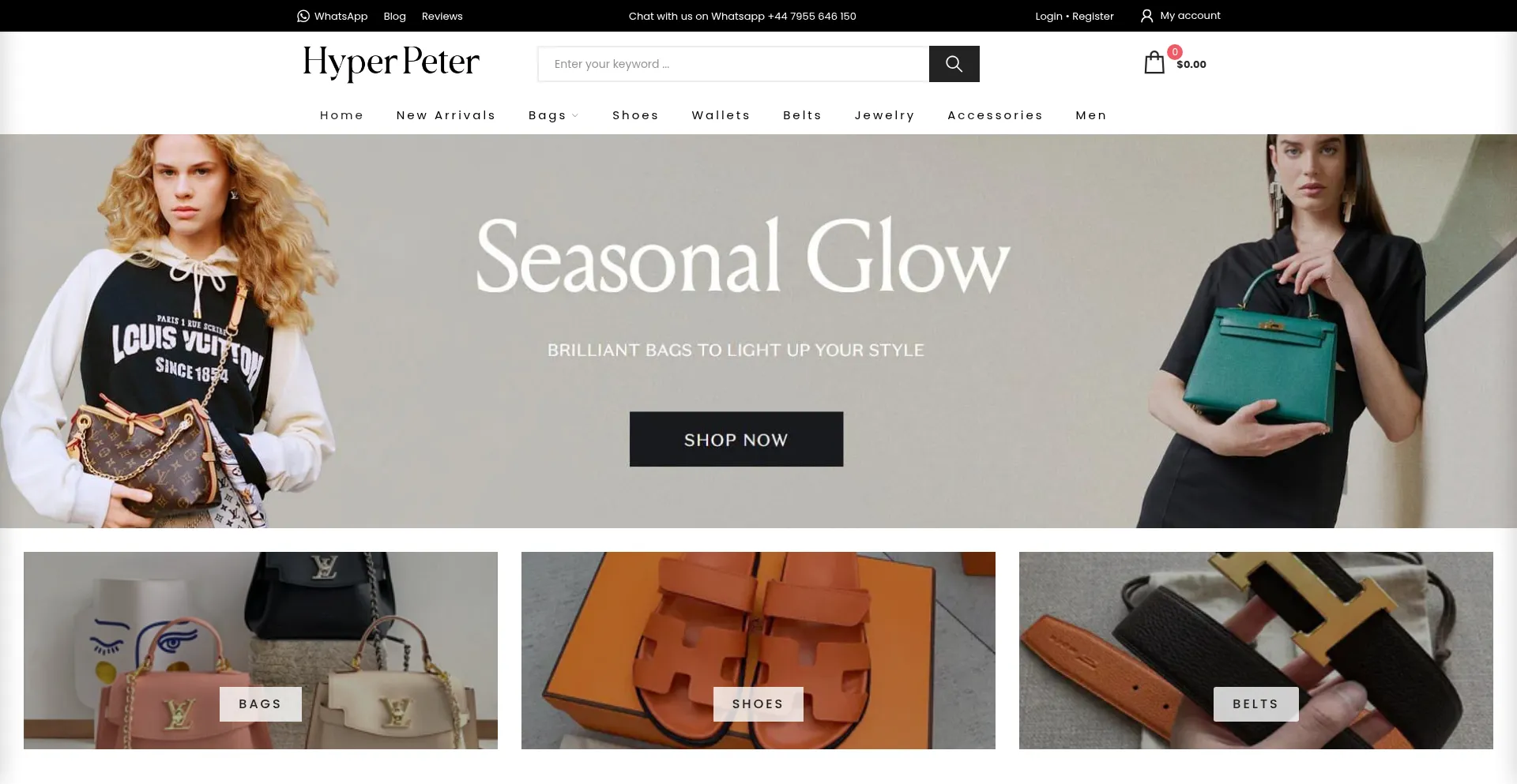 Website screenshot of Hyperpeter.ru
