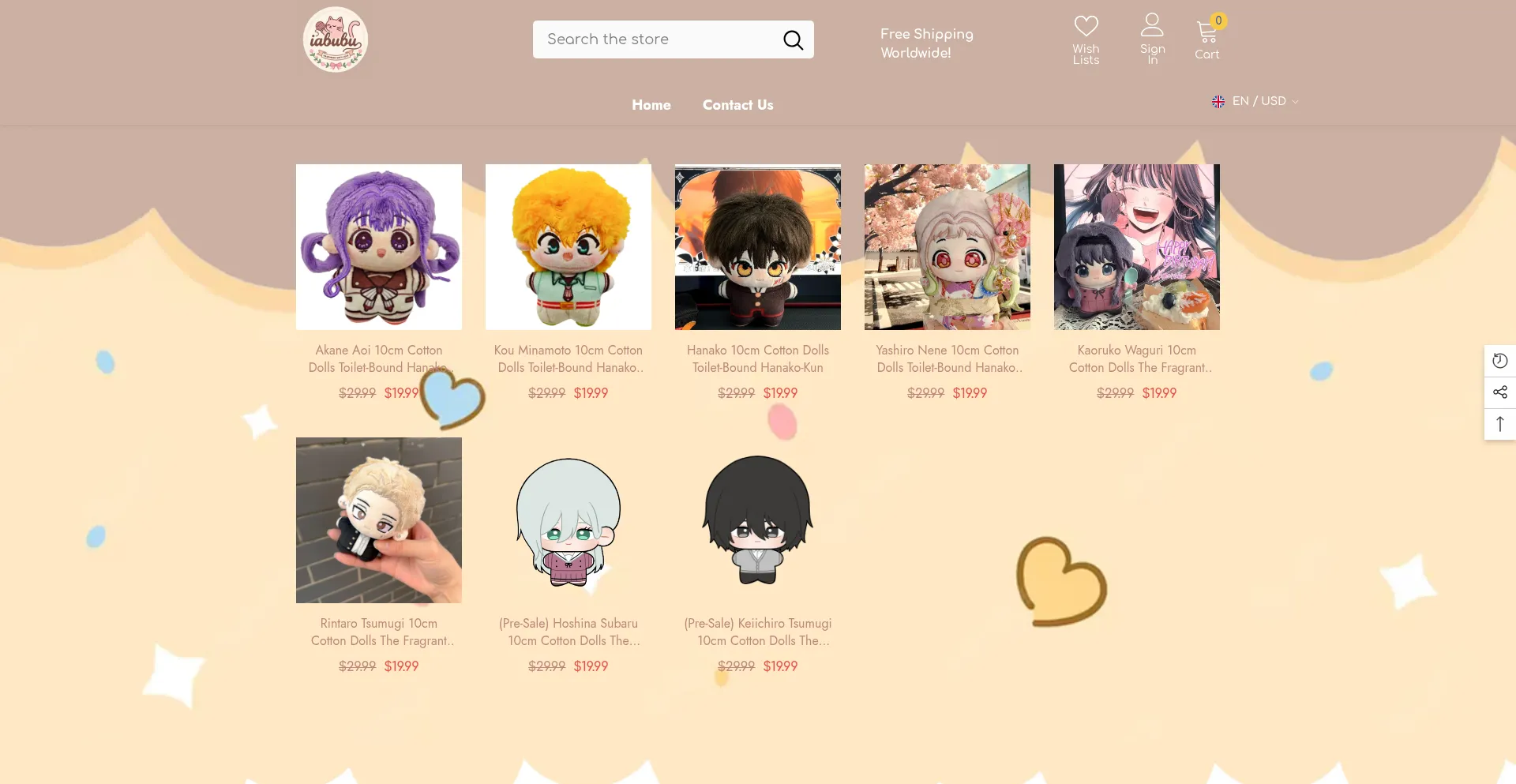 Website screenshot of Iabubu.com