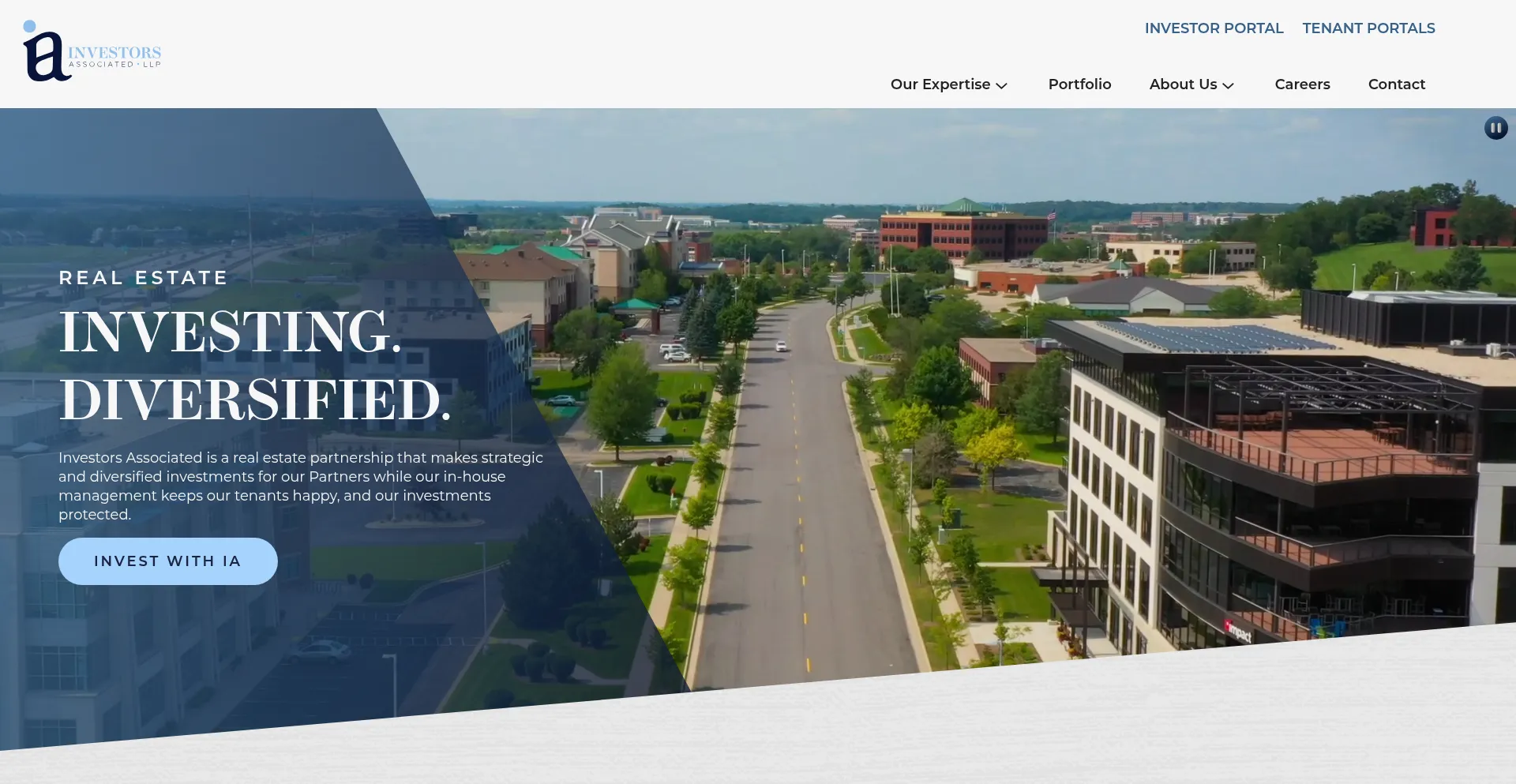 Website screenshot of Iamgtllc.com