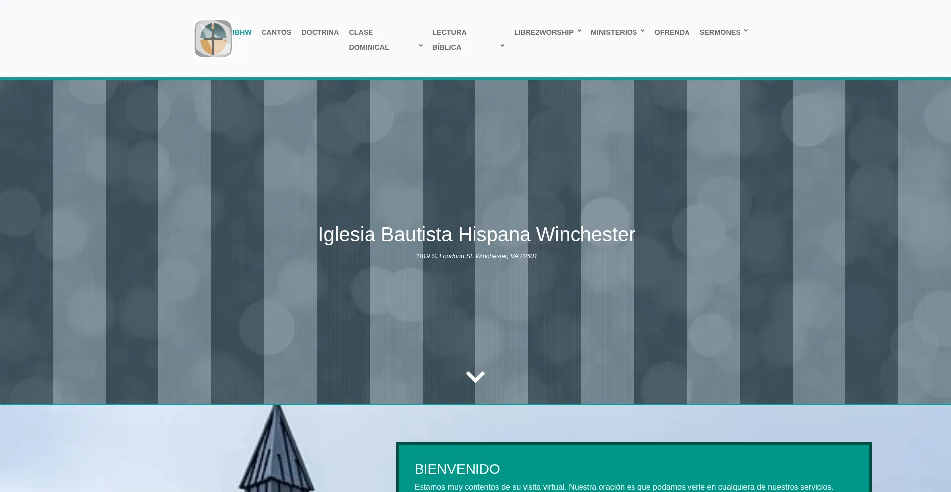 Website screenshot of Ibhw.org