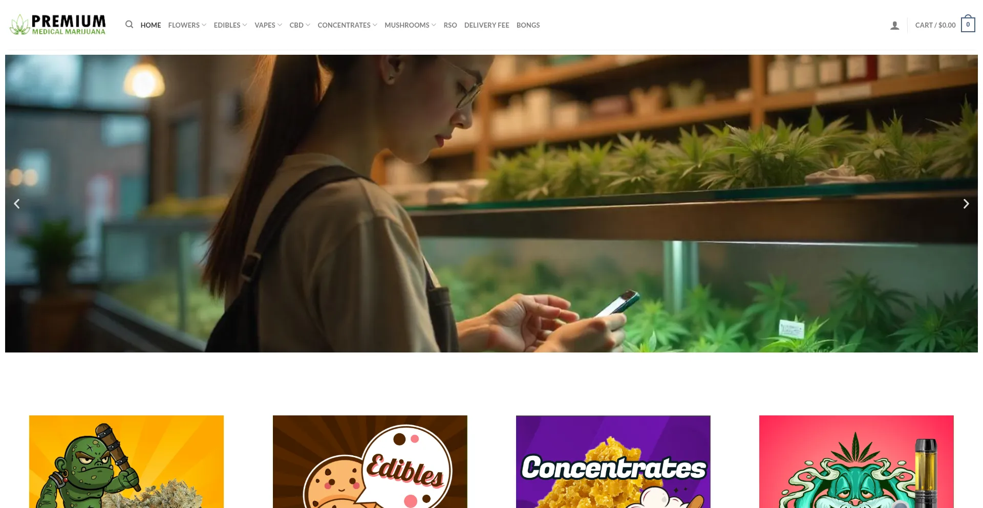 Website screenshot of Icannabiswellness.com