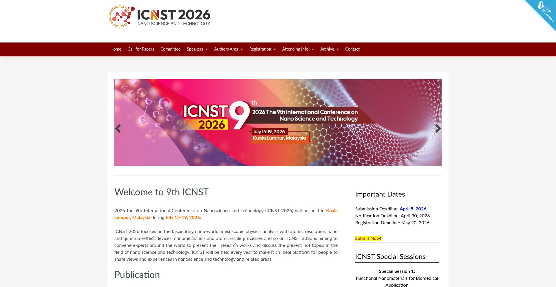 Icnst.org