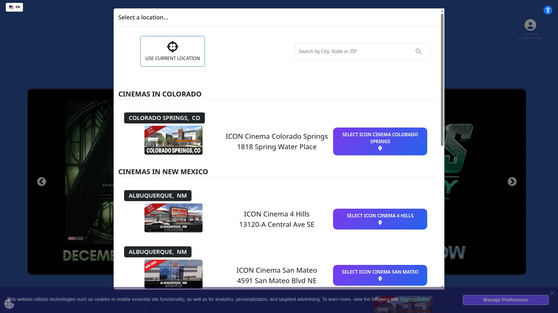 Iconcinemas.com