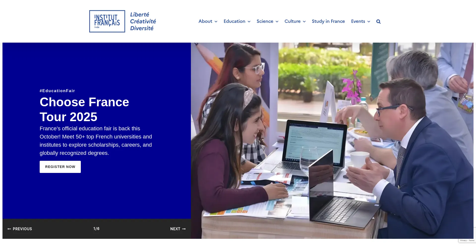 Website screenshot of Ifindia.in