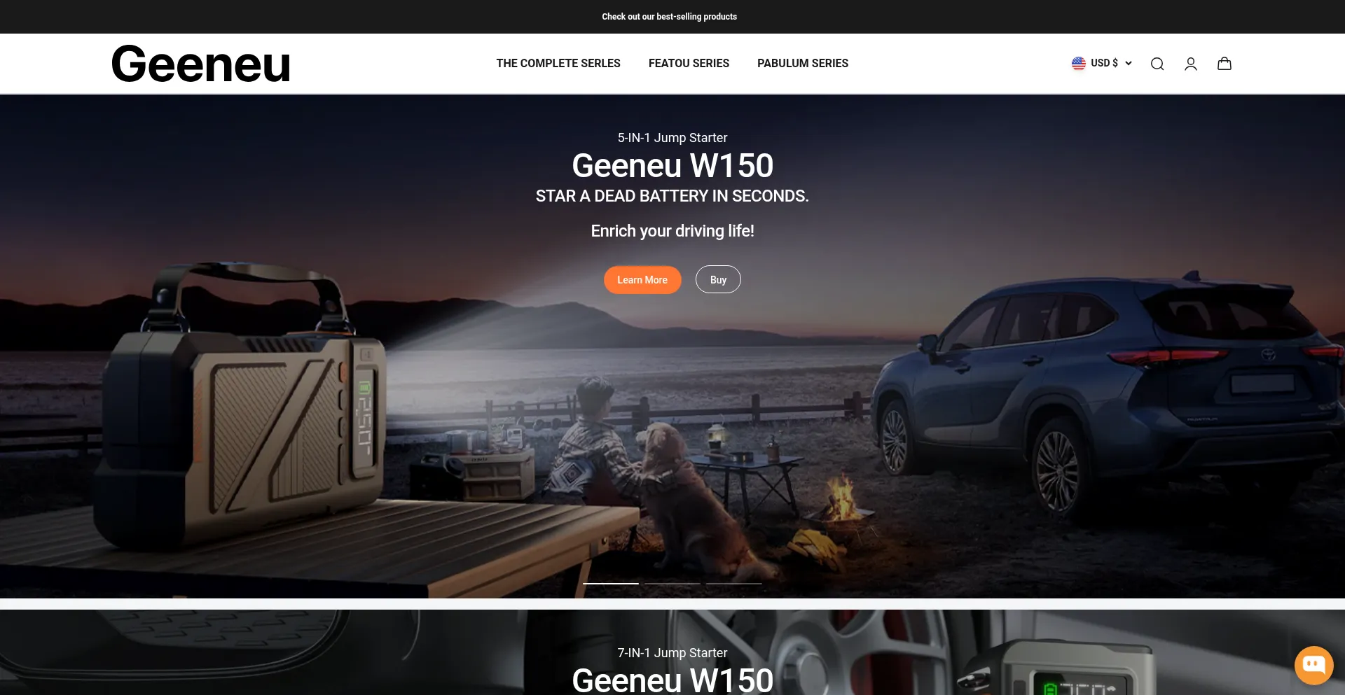Website screenshot of Igeeneu.com