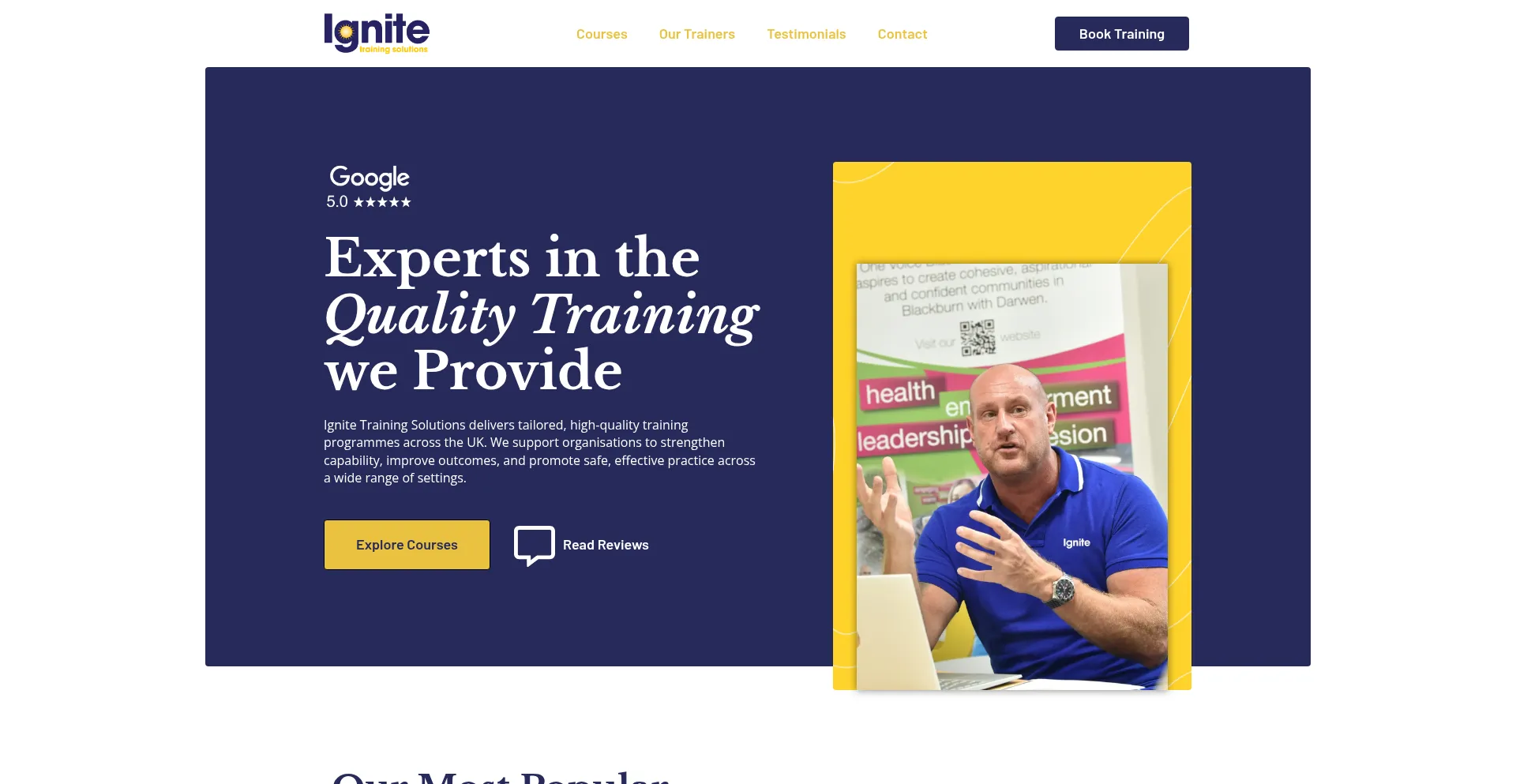 Ignitetrainingsolutions.uk