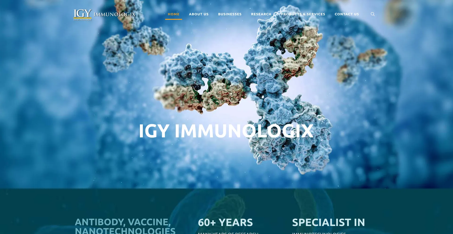 Website screenshot of Igylx.com