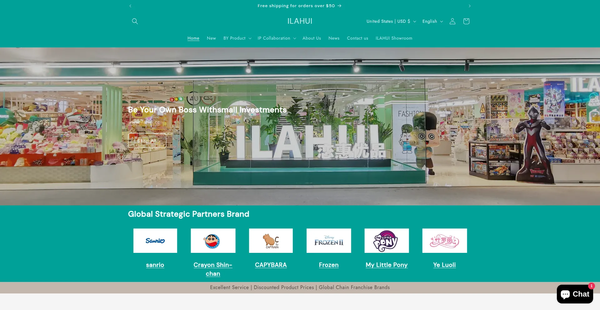 Website screenshot of Ilahui.net