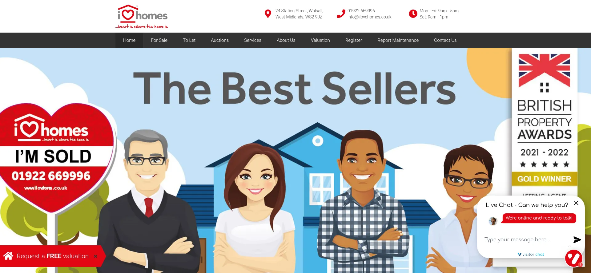 Ilovehomes.co.uk Screenshot