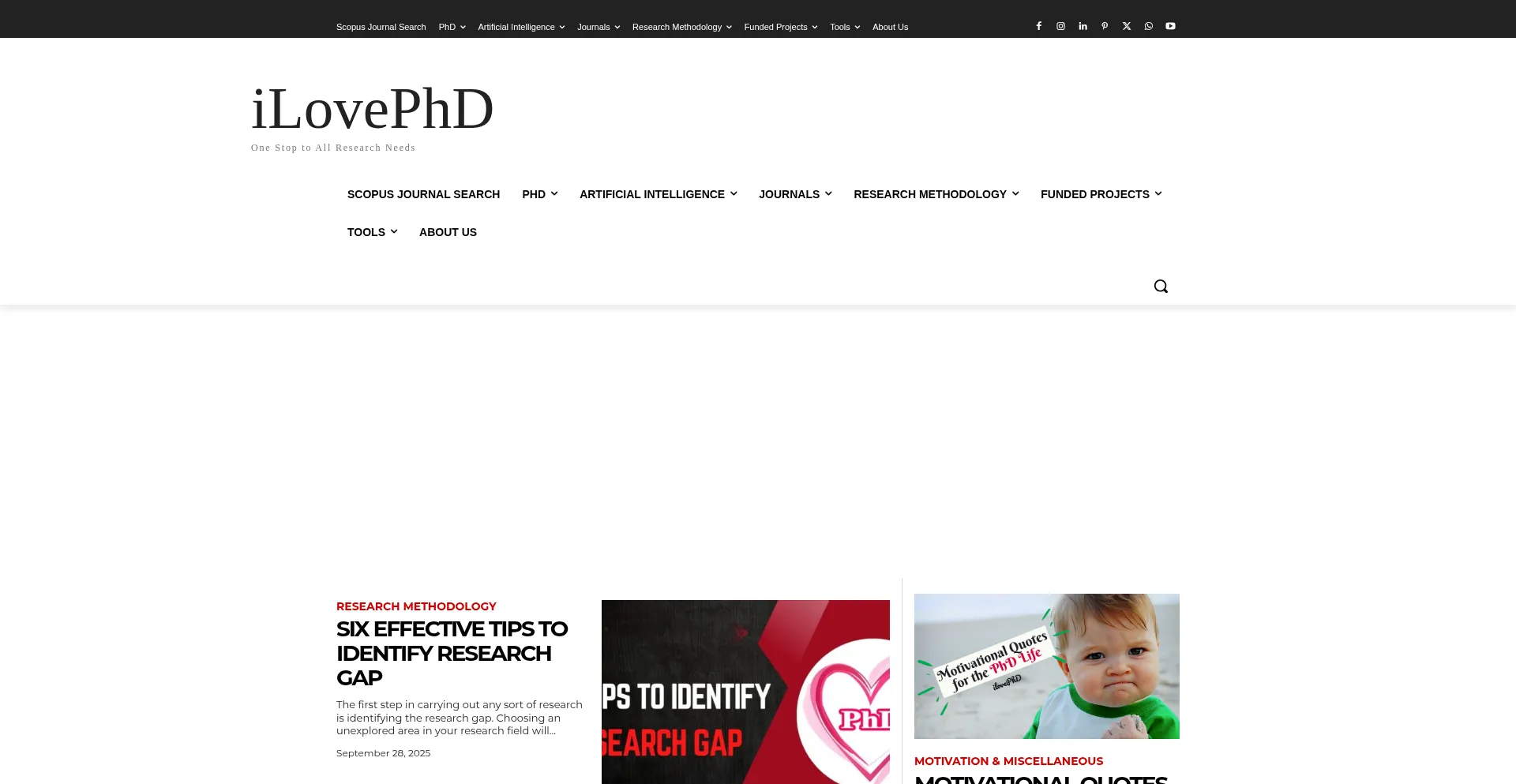 Ilovephd.com Screenshot