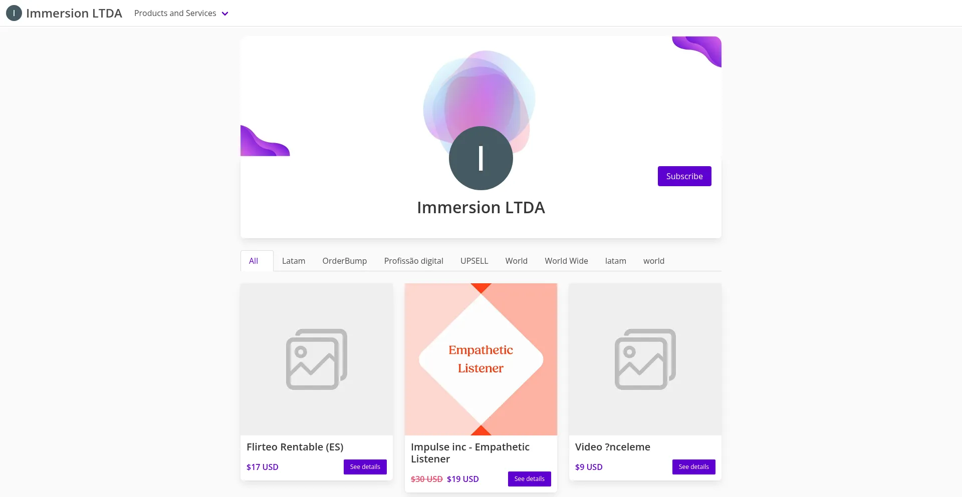 Website screenshot of Imm.salduu.com