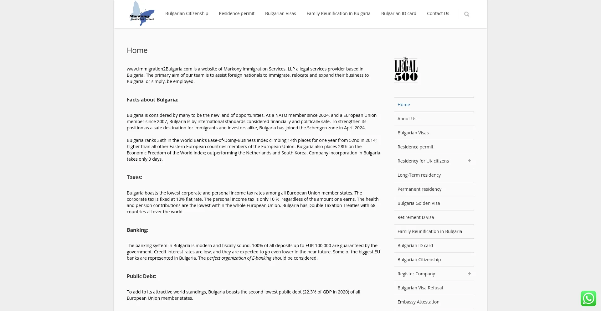 Immigration2bulgaria.com