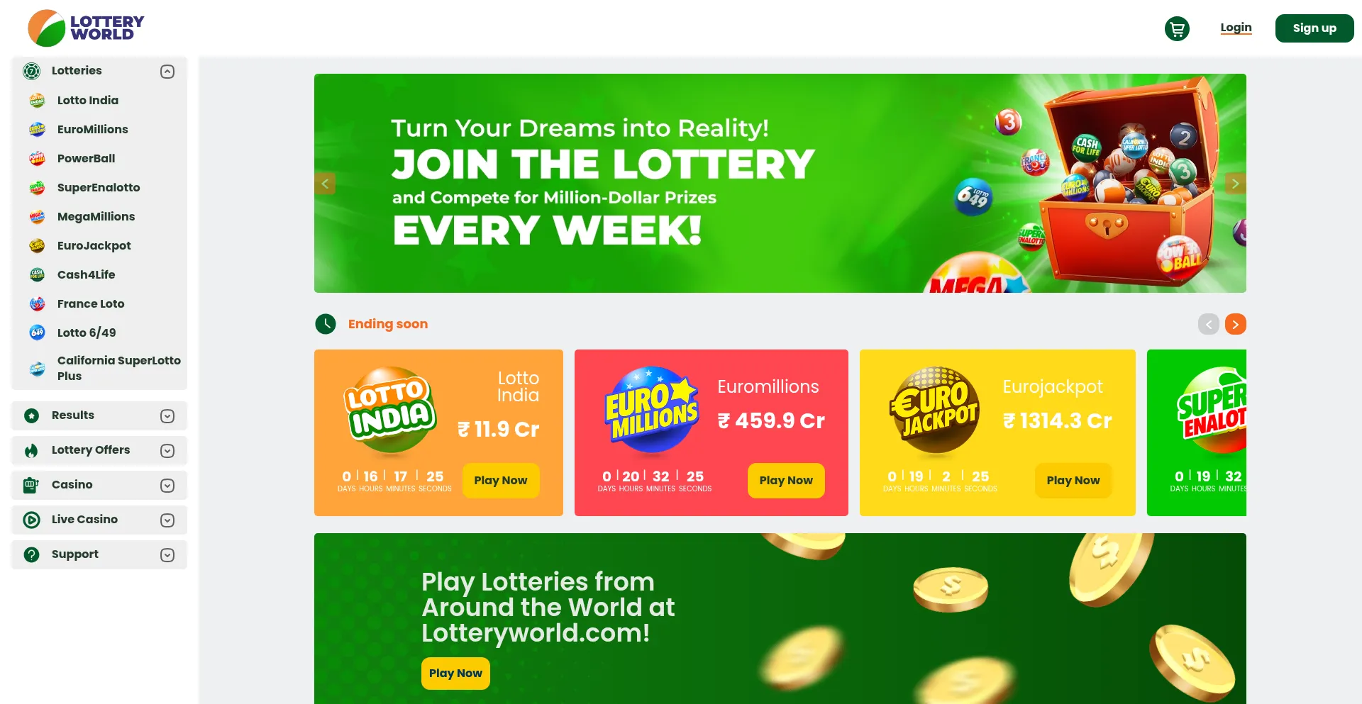In.lotteryworld.com é Seguro e Confiável?