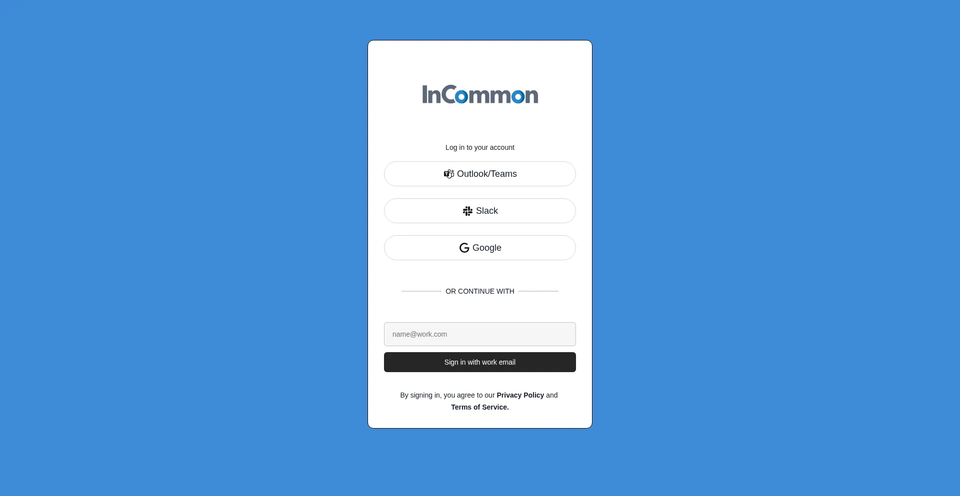 Incommon.app