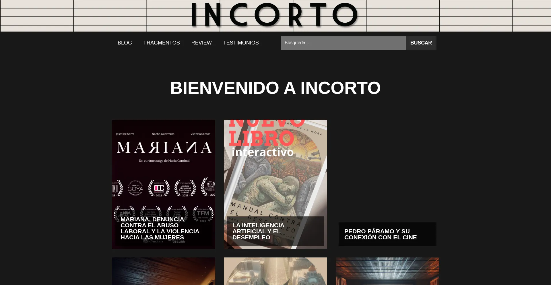 Incorto.com Screenshot
