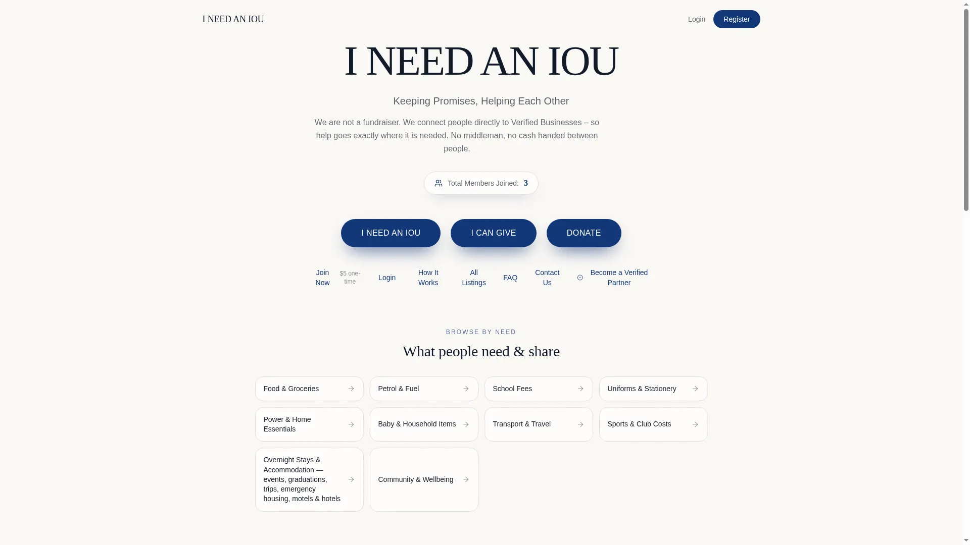 Ineedaniou.com