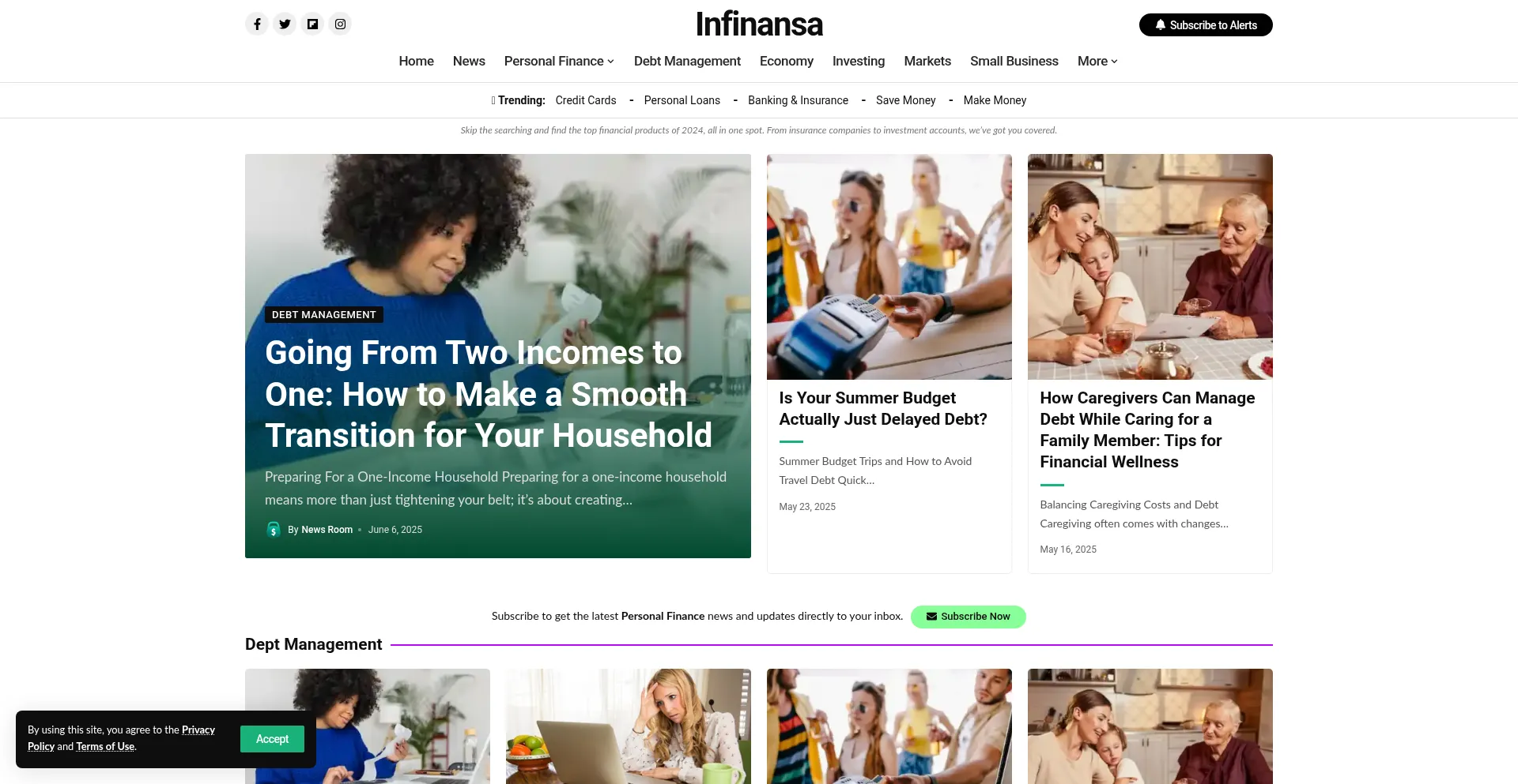 Infinansa.com Screenshot